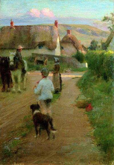 De lanterfanters, 1888 door Walter Frederick Osborne